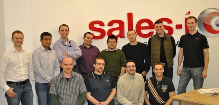 The sales-i team grow their ‘mos for Movember.