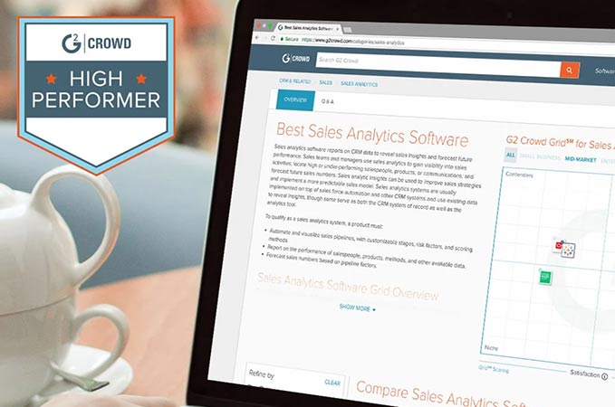 sales-i named a ‘high performer’ on G2 Crowd.